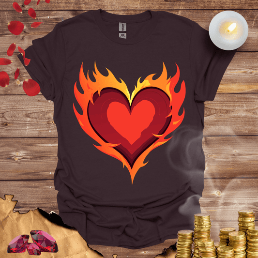 FLAMING HEART T-Shirt