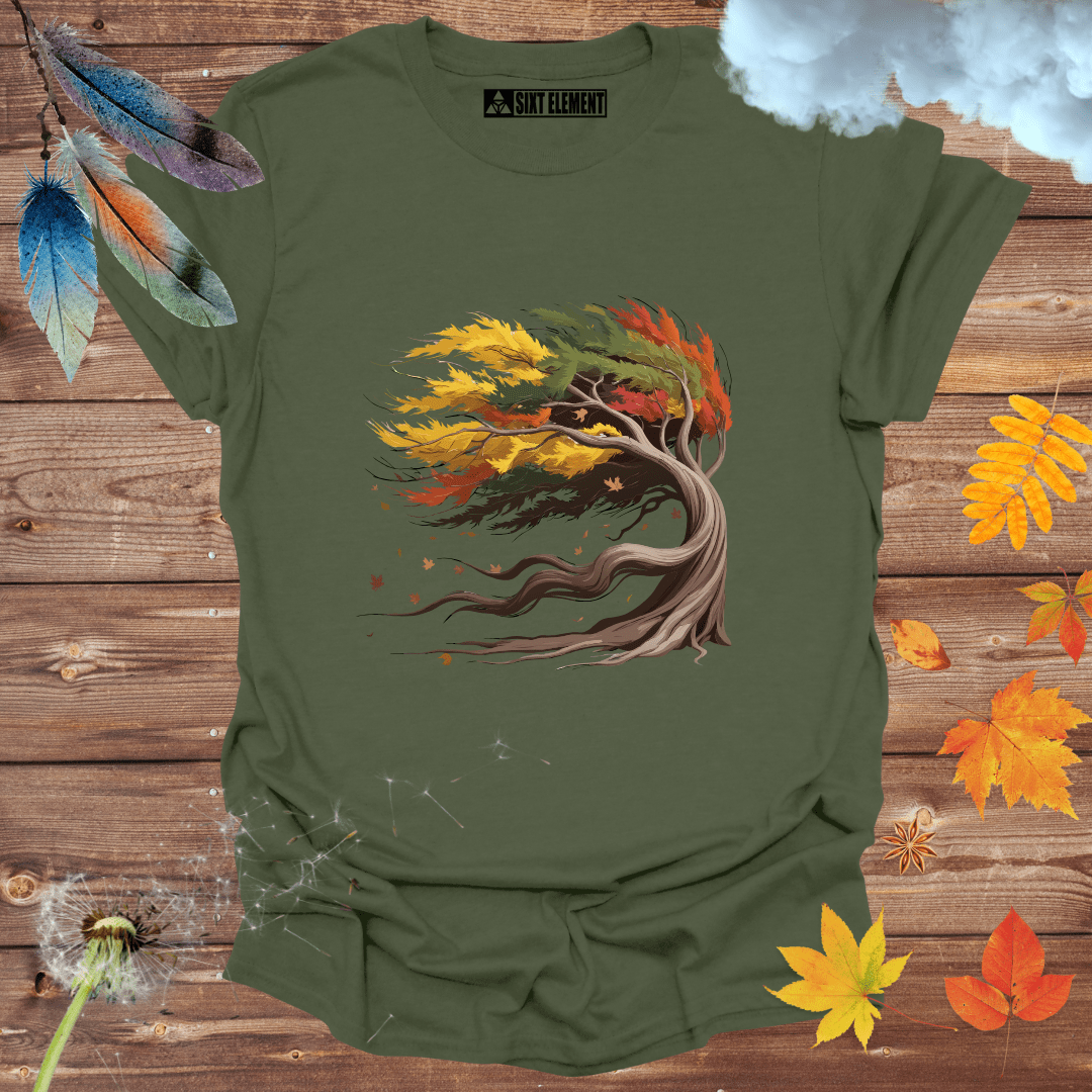 WINDY FALL TREE T-Shirt