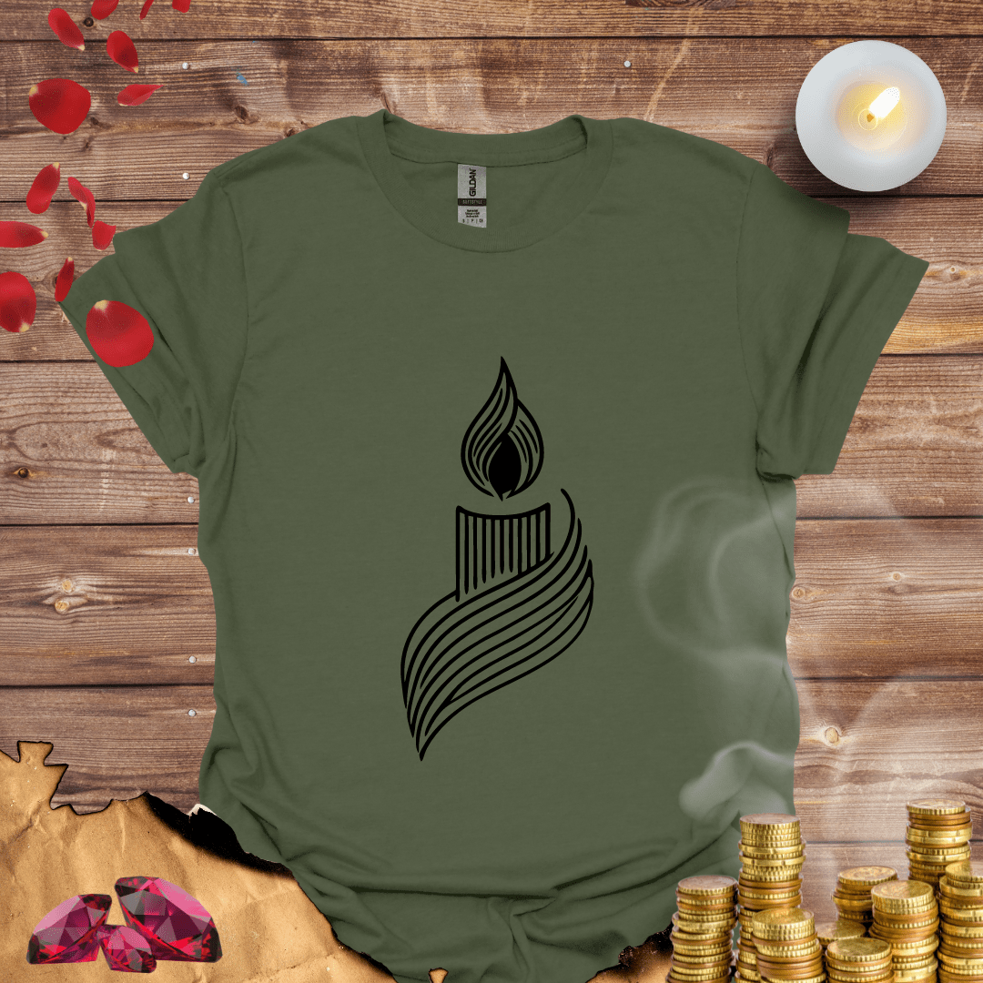 SERENE CANDLE FLAME T-Shirt