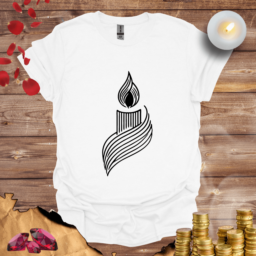 SERENE CANDLE FLAME T-Shirt